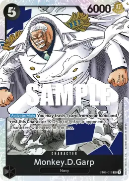 Monkey.D.Garp card