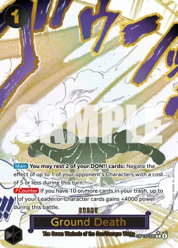 Ground Death card