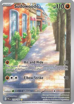 Sudowoodo card