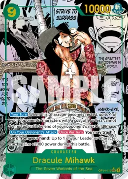 Dracule Mihawk card
