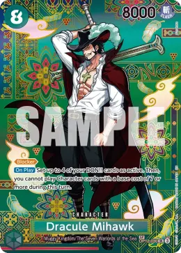 Dracule Mihawk card
