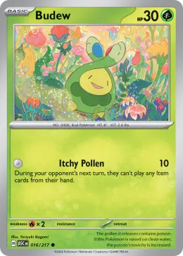 Budew card