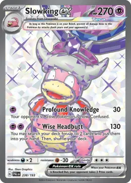 Slowking ex card