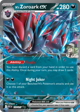 N's Zoroark ex card