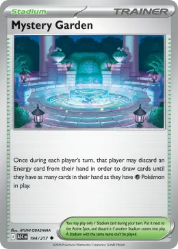 Mystery Garden card
