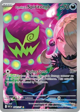 Cynthia's Spiritomb card