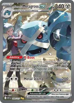 Steven's Metagross ex card