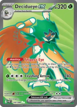 Decidueye ex card