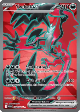 Yveltal ex card