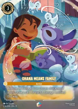 Ohana Means Family card