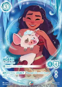 Moana card