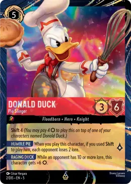 Donald Duck card