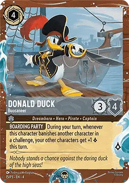 Donald Duck card