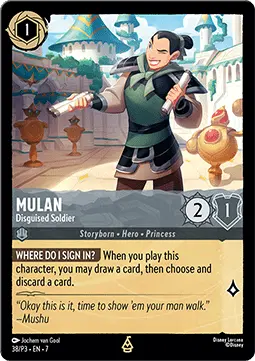 Mulan card