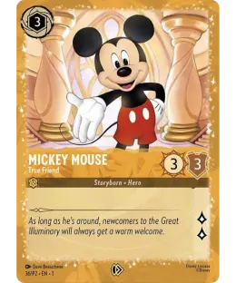 Mickey Mouse card