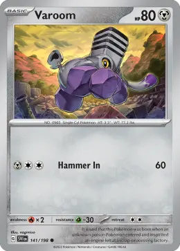 Varoom card