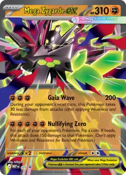 Mega Zygarde ex card