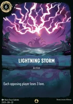 Lightning Storm card