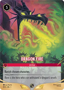 Dragon Fire card