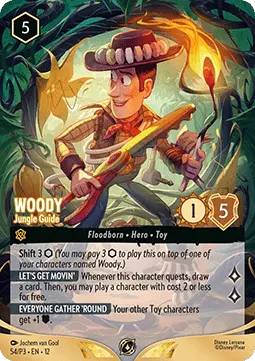 Woody card