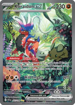 Koraidon ex card