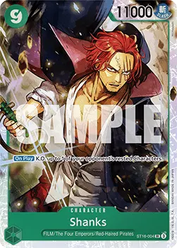 Shanks card