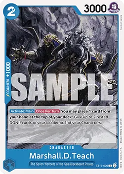 Marshall.D.Teach card