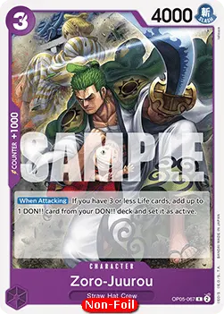 Zoro-Juurou card