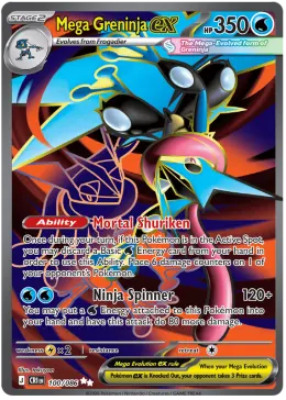 Mega Greninja ex card