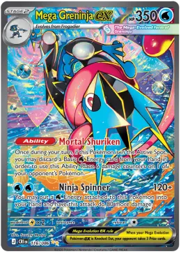 Mega Greninja ex card