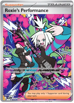 Roxie's Performance card