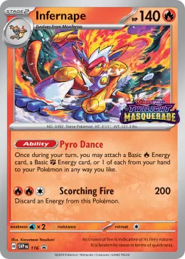Infernape card