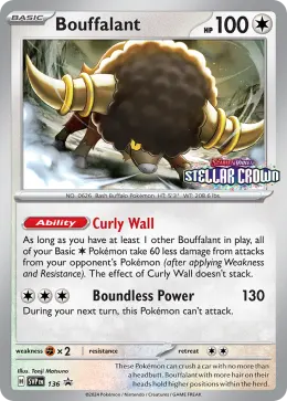 Bouffalant card