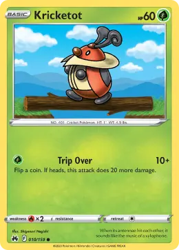 Kricketot card