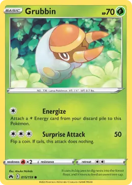 Grubbin card