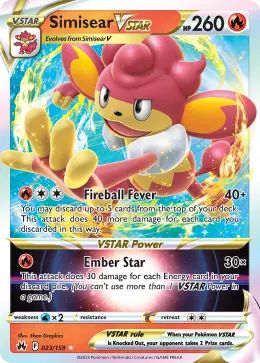 Simisear VSTAR card