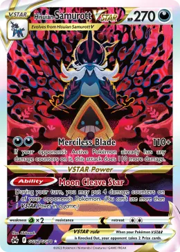 Hisuian Samurott VSTAR card