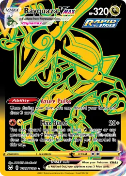 Rayquaza VMAX card