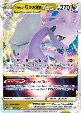Hisuian Goodra VSTAR card