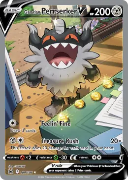 Galarian Perrserker V card