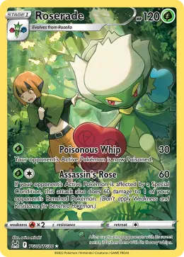 Roserade card