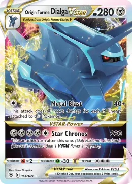 Origin Forme Dialga VSTAR card