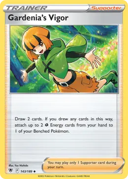 Gardenia's Vigor card