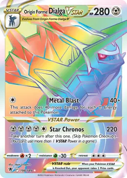 Origin Forme Dialga VSTAR card