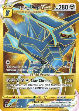 Origin Forme Dialga VSTAR card