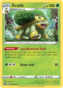 Grotle card