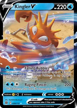 Kingler V card
