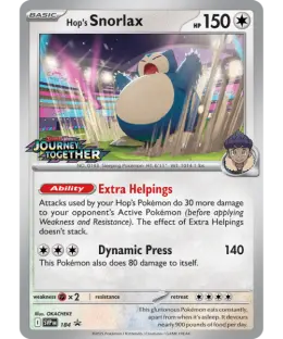 Hop's Snorlax card