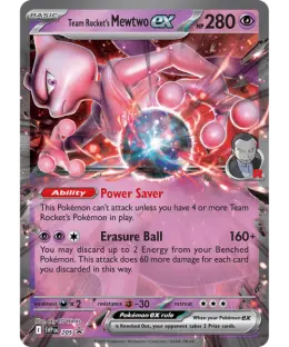 Team Rocket's Mewtwo ex card