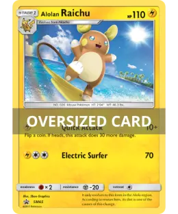 Alolan Raichu card